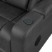 99096 STRESSLESS Charcoal Power Recliner